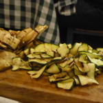 grillad aubergine zucchini