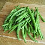brytbönor haricots verts ansade